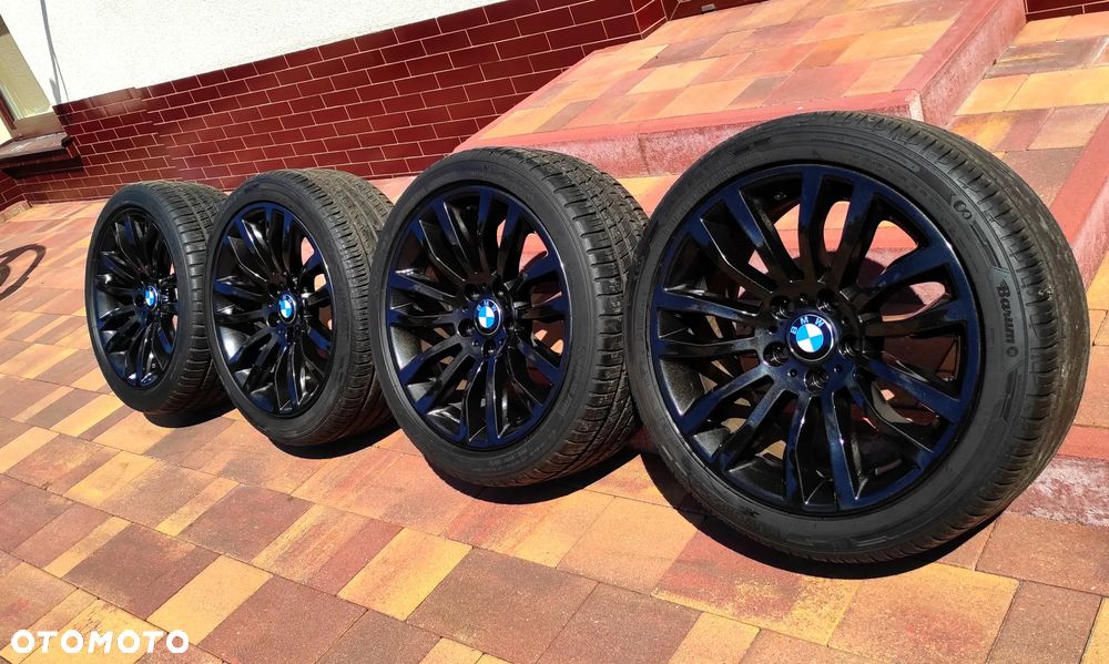 Alufelgi 18 cali BMW 5x120 F30 F31 F36 F34 E90 E91 E60 opony letnie Mperformance - 2