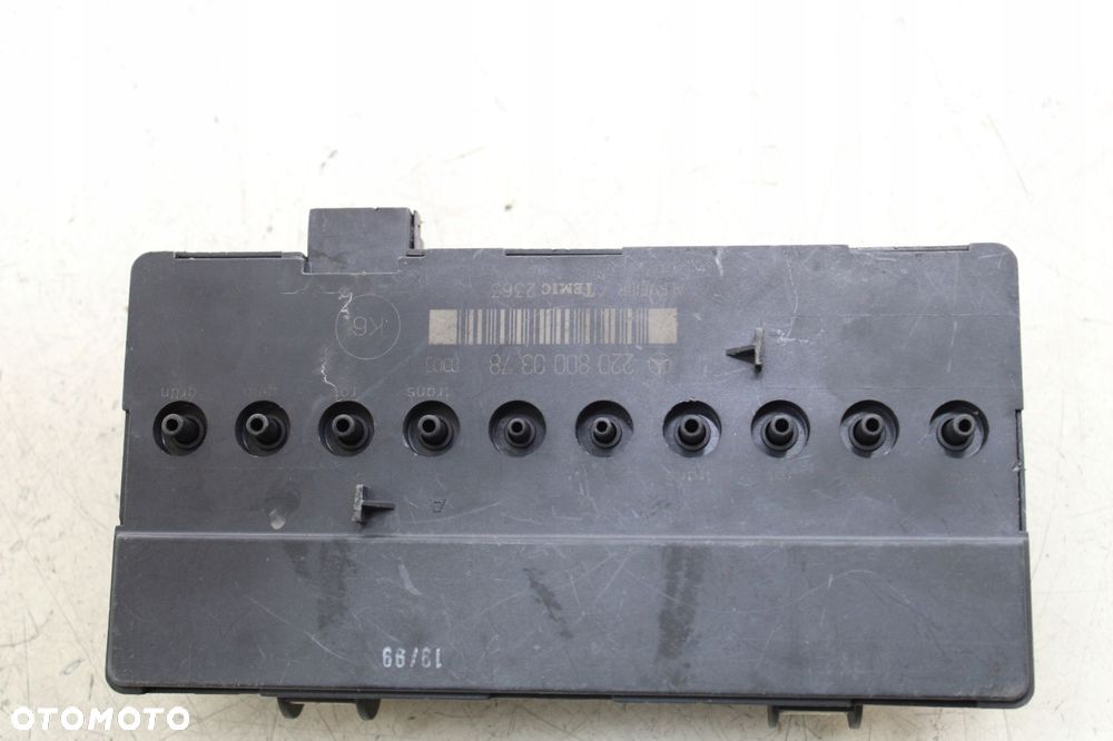 POMPKA MASAŻU FOTELA W220 W215 2208000378 POMPA STEROWNIK - 5