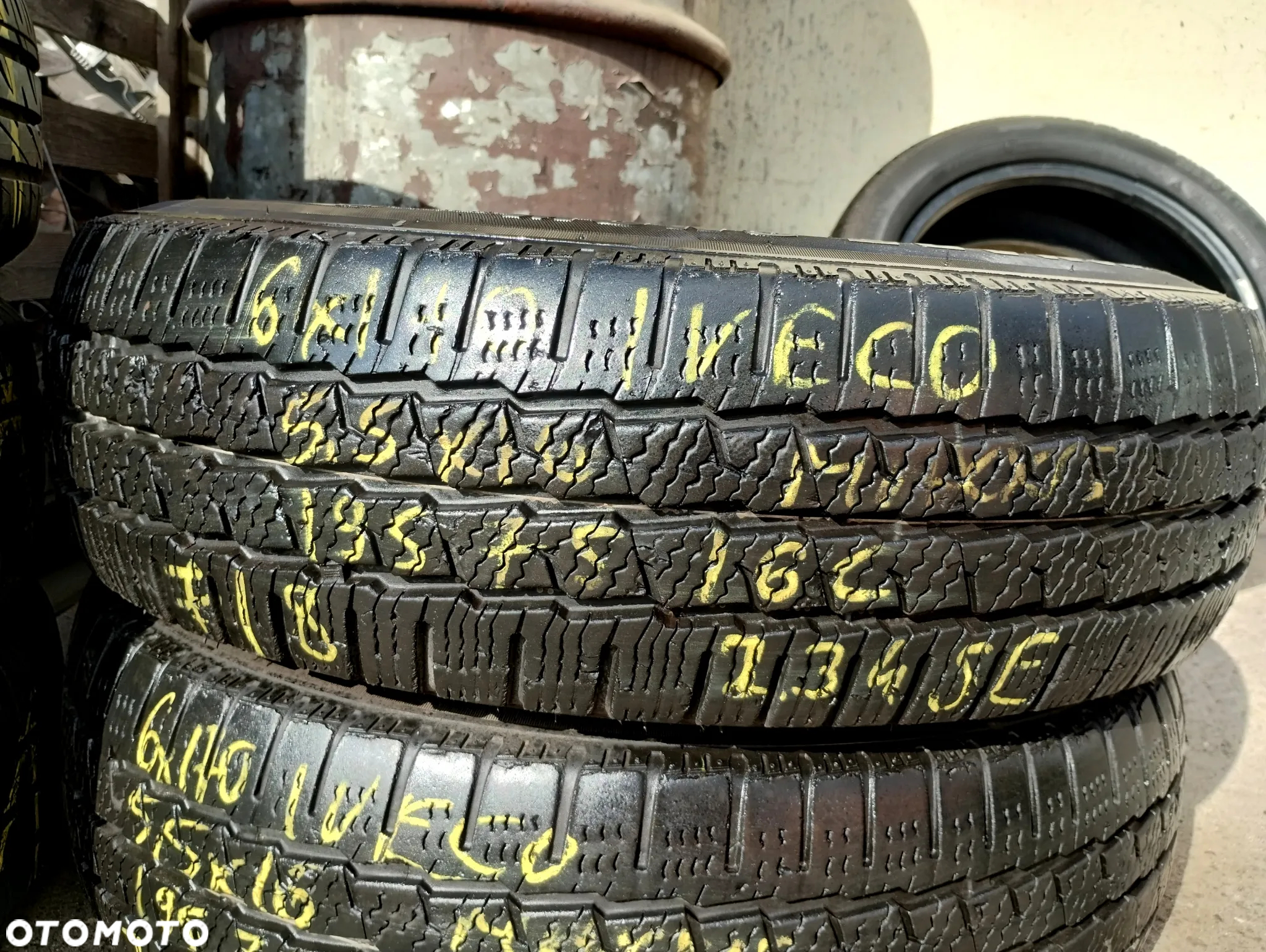 195/75R16C 16 C Opony Zimowe Zima MAXXIS VANSMART SNOW WL2 Legnica ALU-RAD 195/75 7mm - 2