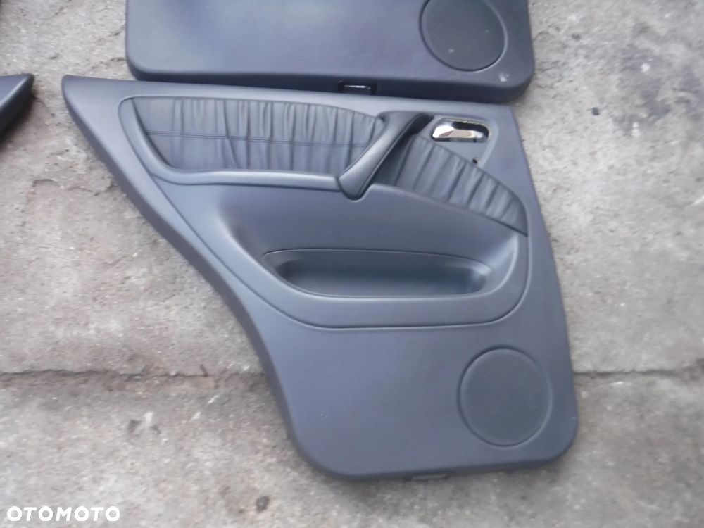 Mercedes Ml W163 boczki tapicerki drzwi przod tyl lewa prawa skorzane skory kpl  EUROPA - 4