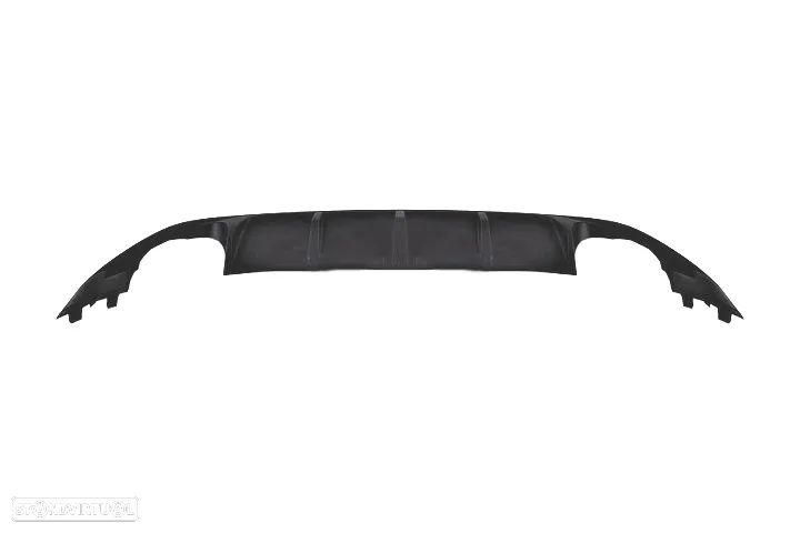 Difusor / Lip / spoiler Traseiro VW Golf 7 2012 - 2017 GTI Look com dupla saída de escape - 2