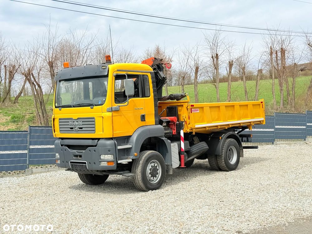 MAN * MAN TGA 18-410 * KIPER WYWROTKA * 4x4 * HDS Palfinger PK16500* Sprowadzony* Bardzo Dobry Stan * - 2