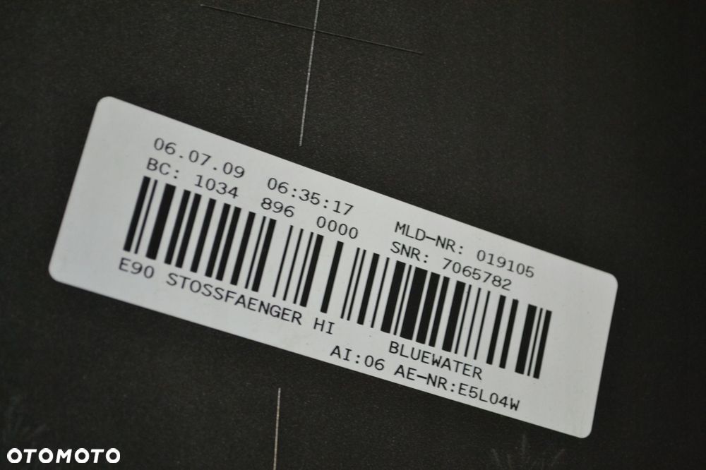 BMW E90 LIFT BLUEWATER ZDERZAK TYŁ TYLNY - 10