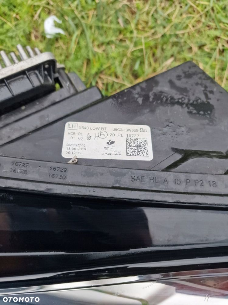 lampa przednia jaguar e-pace x540 2019 rok led komplet j9c3-13w030-bd - 5