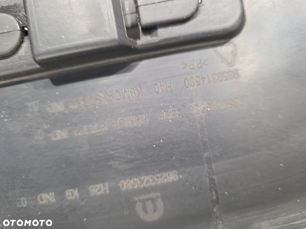 OPEL COMBO E 18- PŁYTA / OSŁONA POD ZDERZAK PRZEDNI PRZÓD , NR 9825323580 / 9859016980 / 9859314580 , NR AUKCJI NSŁ515 - 21