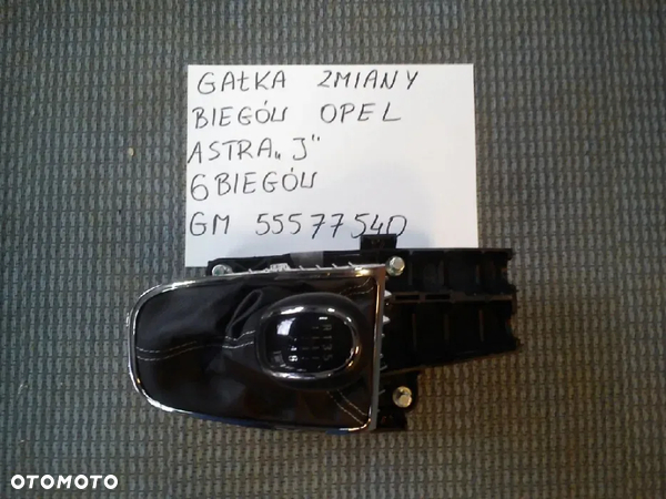 Gałka Zmiany Biegów Opel Astra J 6 Biegów
