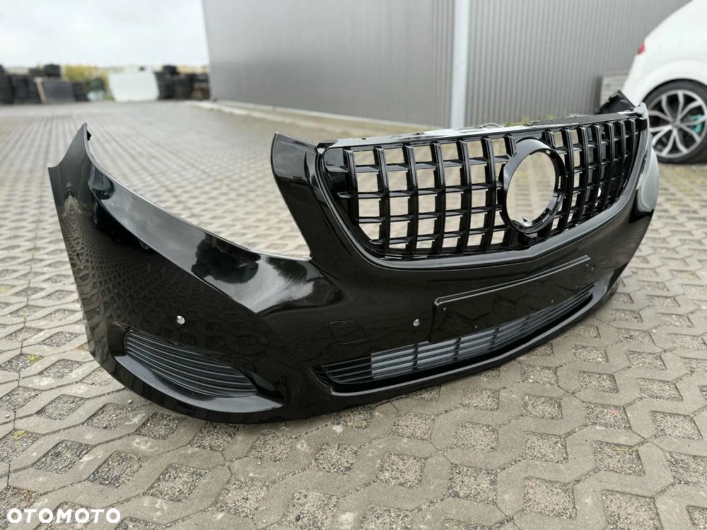 Mercedes V Klasa W447 Zderzak przód przedni 191 6xPDC Grill kompletny 14-19. Bardzo ładny - 6