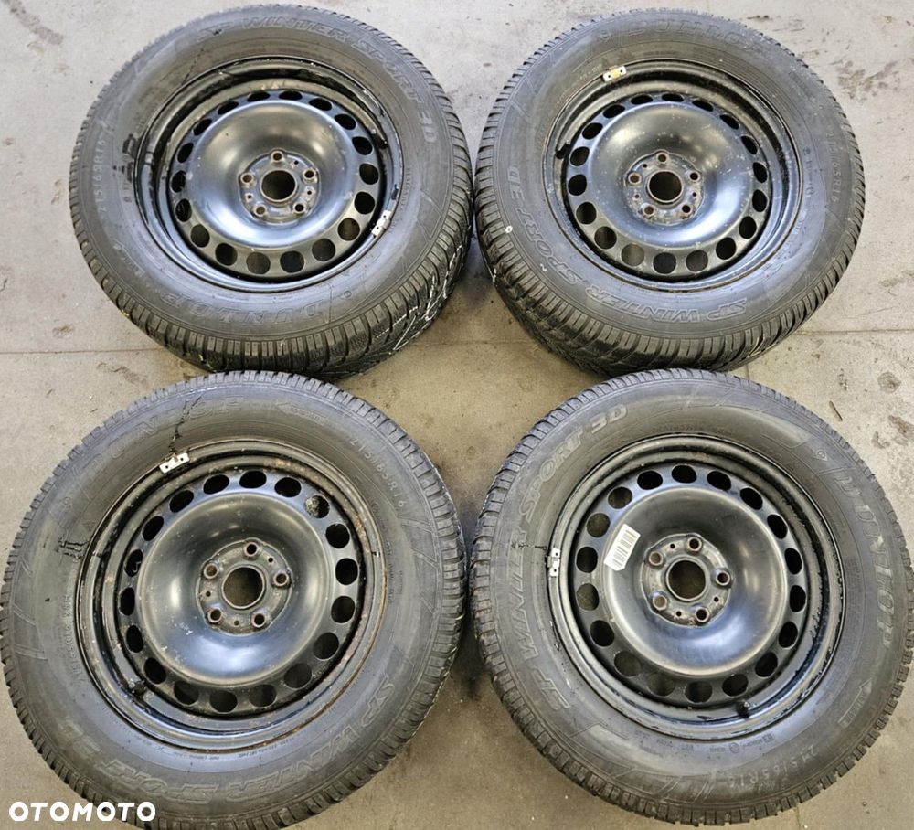 4x Felgi używane stalowe VW 6.5 x 16 5x112 ET33 Sharan Alhambra [547] - 1