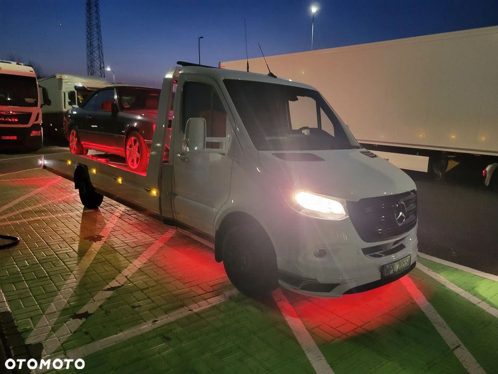 Mercedes-Benz Sprinter 317 Autolaweta najazd alu Hak 3500kg - 6