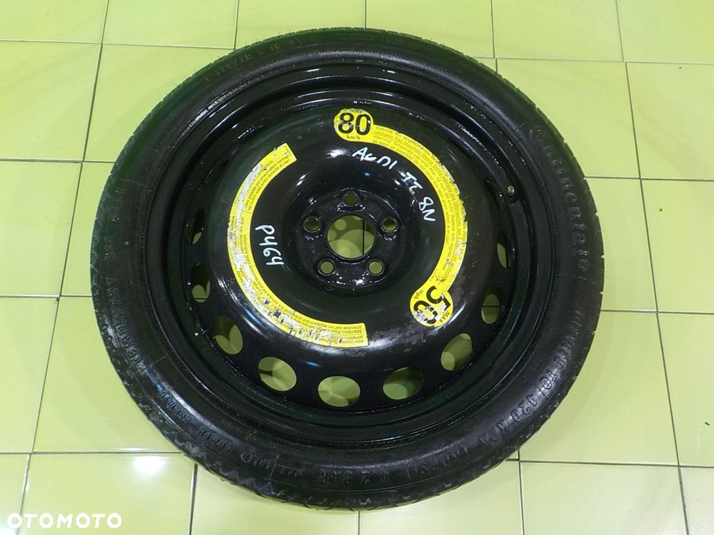 AUDI TT 8N kolo dojazdowe 125/70/18 5x100 - 1