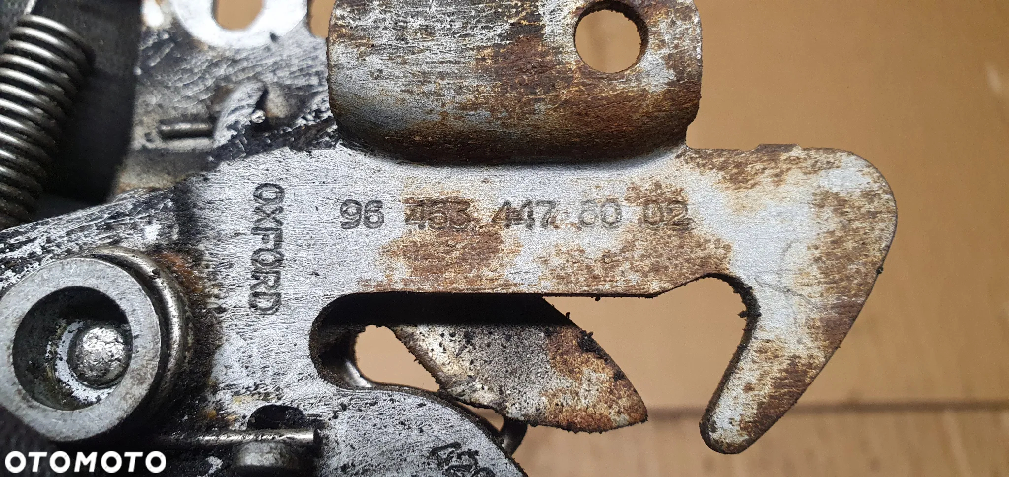 Zamek rygiel maski przód Citroen C5 III 9646344780 - 4