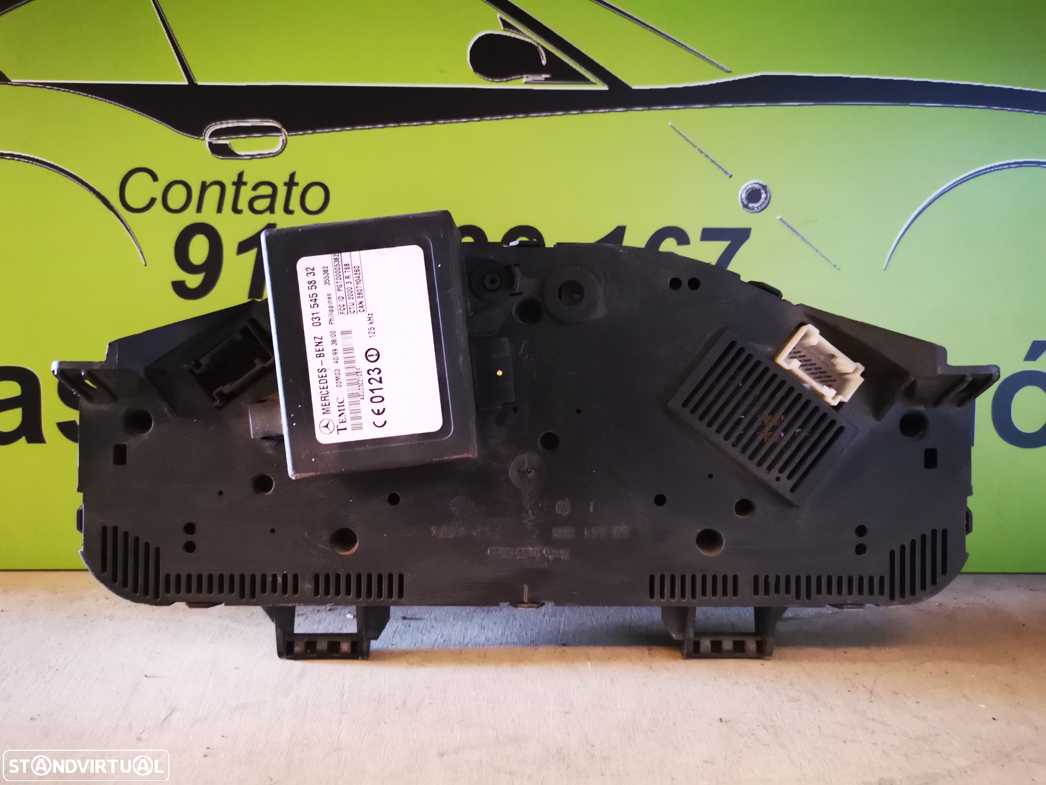 MERCEDES SPRINTER CDI PAINEL INSTRUMENTOS QUADRANTE - Q019 - 5