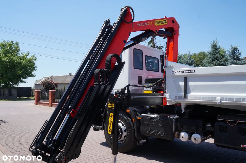Iveco EUROCARGO 180-320 4x2 WYWROTKA MEILLER + HDS PALFINGER PK 12.501 SLD5 PILOT E 6 - 10