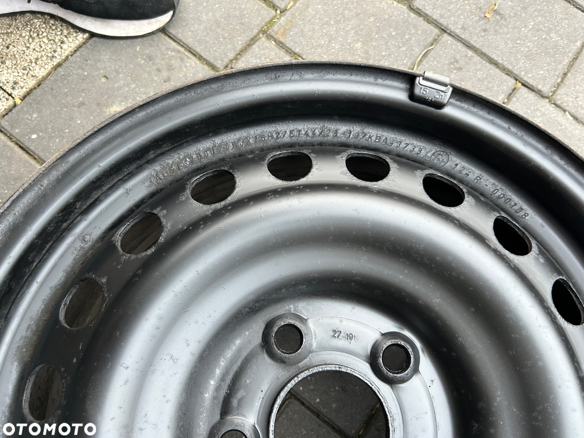 Felgi stalowe KIA HYUNDAI MITSUBISHI Alcar 5x114.3 6,5J ET44 16” - 3