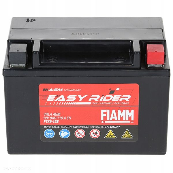Akumulator Fiamm Easy Rider FTX9-12B 8Ah 90A 15087105 - 2