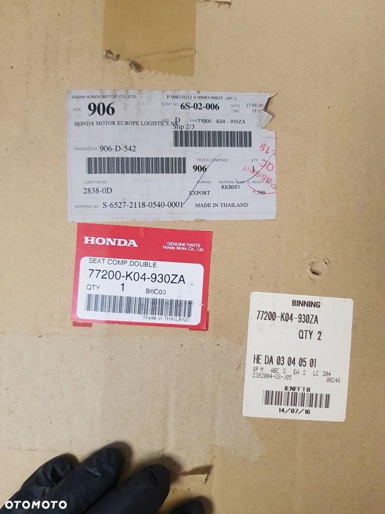 Siedzenie Honda NSS 300 Forza 77170-K04-9300 - 9