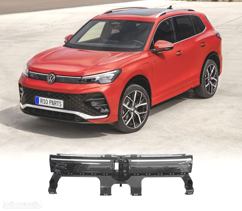 GRELHA VOLKSWAGEN VW TIGUAN R-LINE 24- PRETA - 1