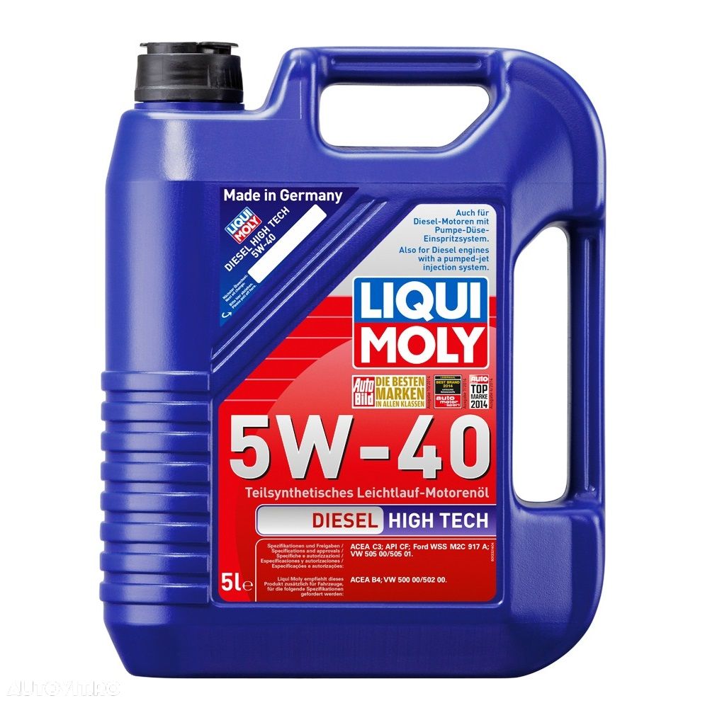 Ulei motor Liqui Moly Diesel Hightech 5W40 5 litri - 1