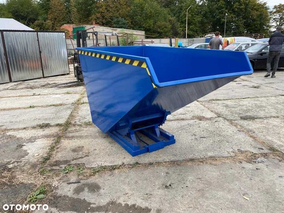 Kontener Samowyładowczy NTK 1100 Litrów.Koleba pojemnik metalowy - 2