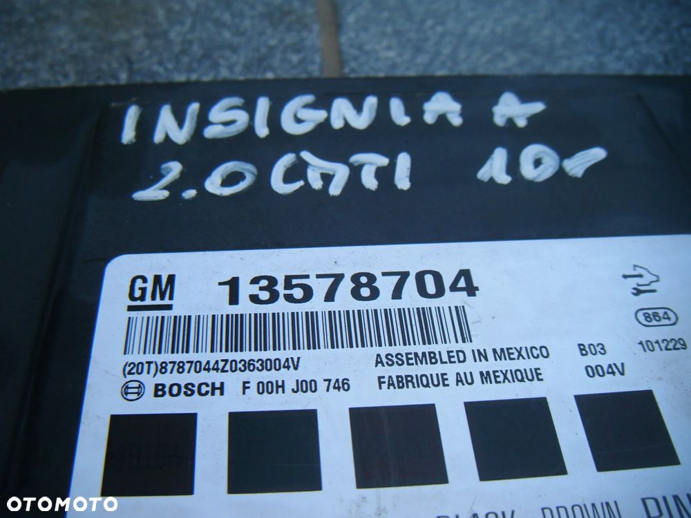 opel  insignia a 10r moduł komfortu  13578704 - 2