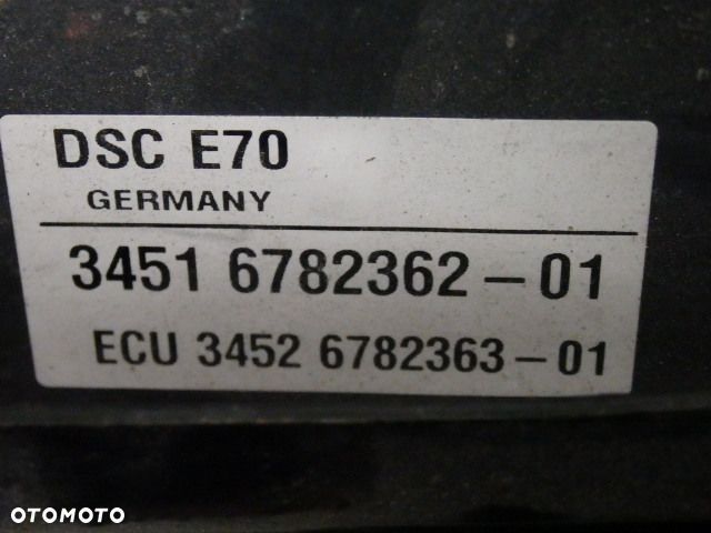 BMW X5 E70 X6 E71 POMPA STEROWNIK ABS DSC 6782362 RAF AUTO-CZĘŚCI BMW - 3
