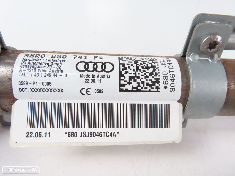 Airbag Cortina Esquerdo Usado / Original AUDI Q5 (8RB) 8R0880741F - 3