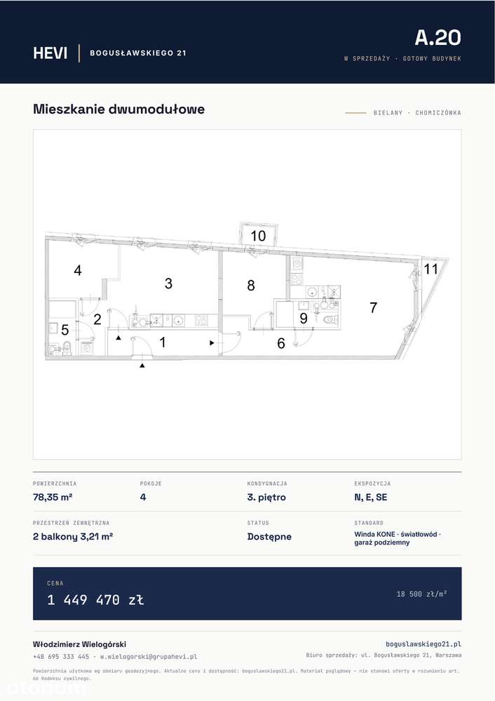 Bogusławskiego 21 - A.20