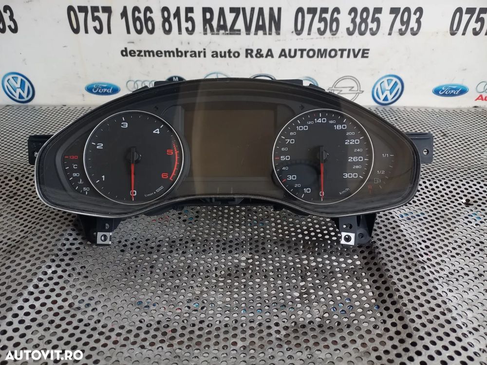 Ceasuri Bord Audi A6 4G C7 A7 An 2011-2012-2013-2014-2015-2016-2017-2018 Volan Stanga Cod 4GH - Dez - 6