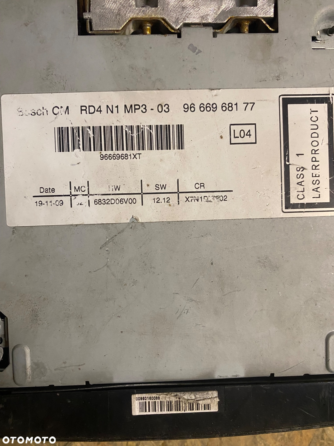 RADIO CD CITROEN C4 C3 C2 PEUGEOT 307 207 2004- - 3