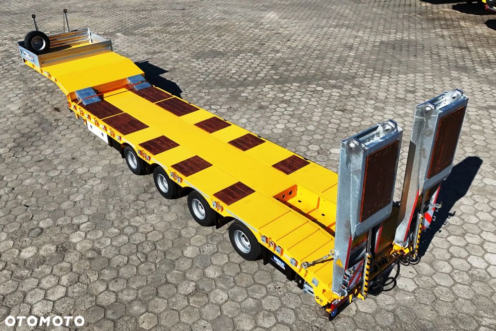 Inny 4 OSIOWA NACZEPA NISKOPODWOZIOWA - ZAGŁĘBIENIE NA ŁYŻKĘ KOPARKI - NAJAZDY HYDRAULICZNE - 20