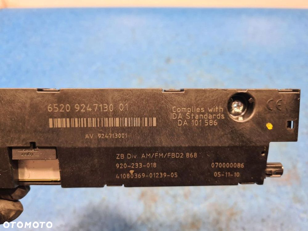 BMW 5 F11 WZMACNIACZ ANTENY DIVERSITY 9247130 - 4