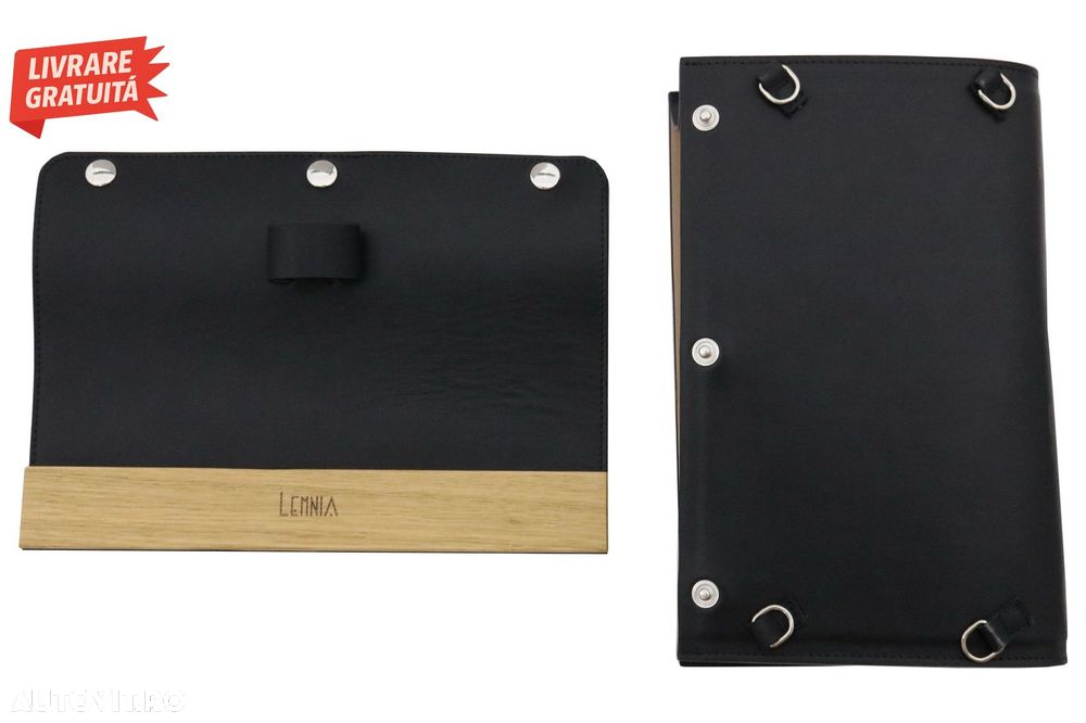 Geanta cu Clapeta Interschimbabila Lemnia Play Negru- livrare gratuita - 9