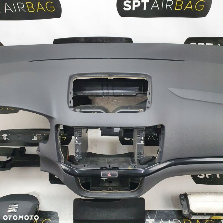 SEAT ALHAMBRA LIFT DESKA ROZDZIELCZA KONSOLA KOKPIT PULPIT PODUSZKI AIRBAG AIR BAG PASY KIT SET - 3