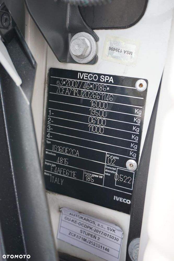 Iveco EUROCARGO / 160-250 / E 6 / CHŁODNIA + WINDA / 14 EUROPALET - 11