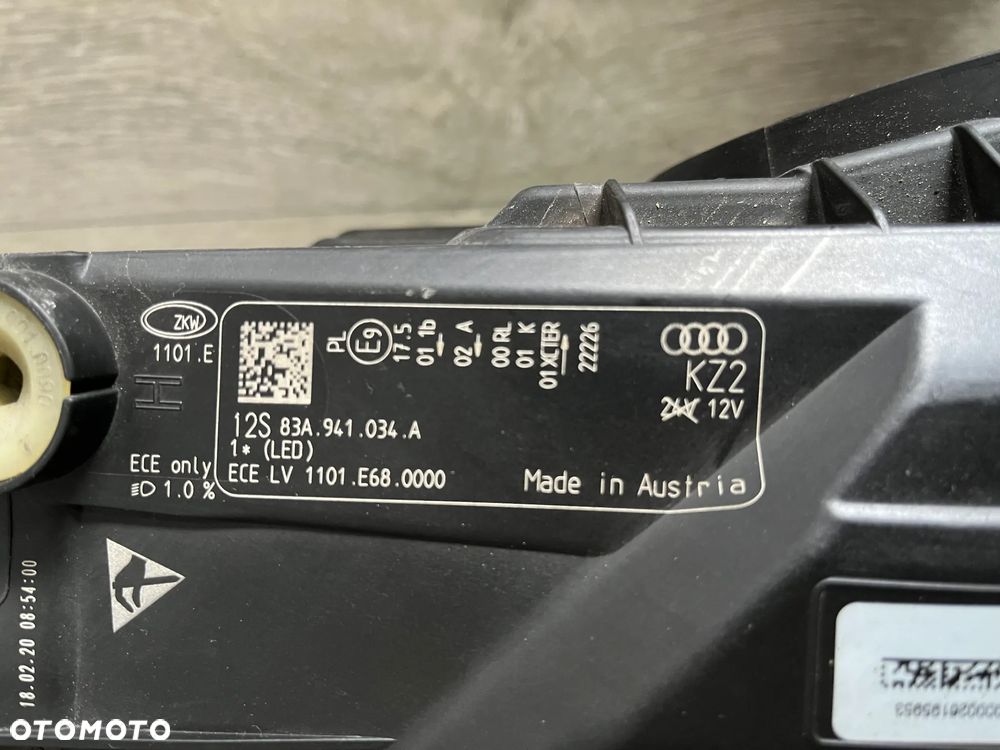 AUDI Q3 83A LAMPY MATRIX LED 83A941034A 83A941035A - 7