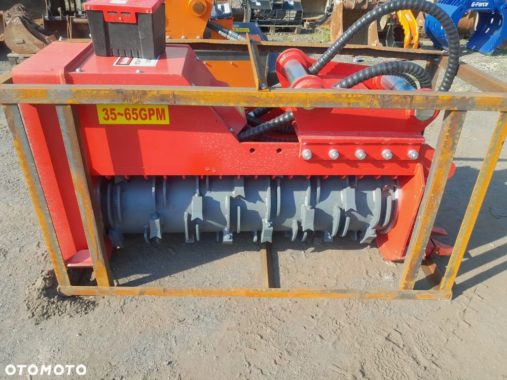 Mulczer hydrauliczny bębnowy, głowica kosząca, karczownik zarośli z pazurem do korzeni, leśny, waga 878kg NOWY!!! - 3