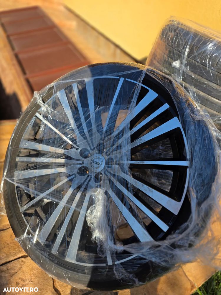 Jante 22 originale Volvo XC90 si cauciucuri vara Pirelli 275/35/R22 - 8