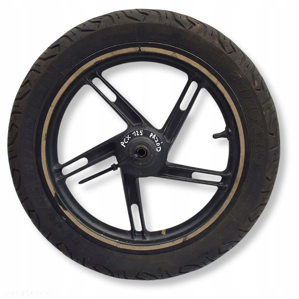 PRZEDNIE KOŁO PRZÓD HONDA PCX 125 PCX125 2011 Opona Felga 90/90-14 - 1