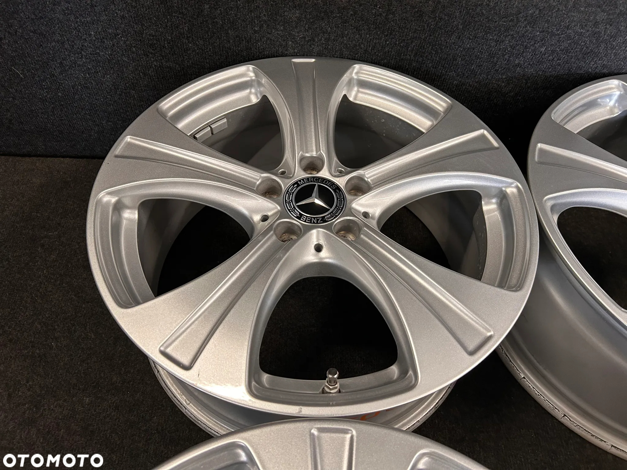 Alufelgi Mercedes GLC X253, GLA, C-Klasa W205, E-Klasa W213, W212 18 cali 5x112 4szt. Ładne z czujnikami! - 6