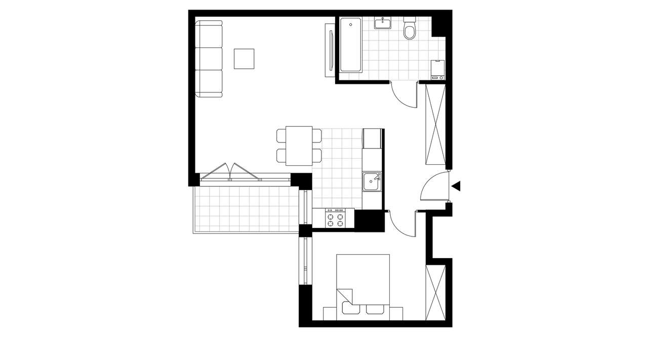 2-pokojowe mieszkanie 50m2 + balkon Bez Prowizji - Pełny obrazek: 3/23