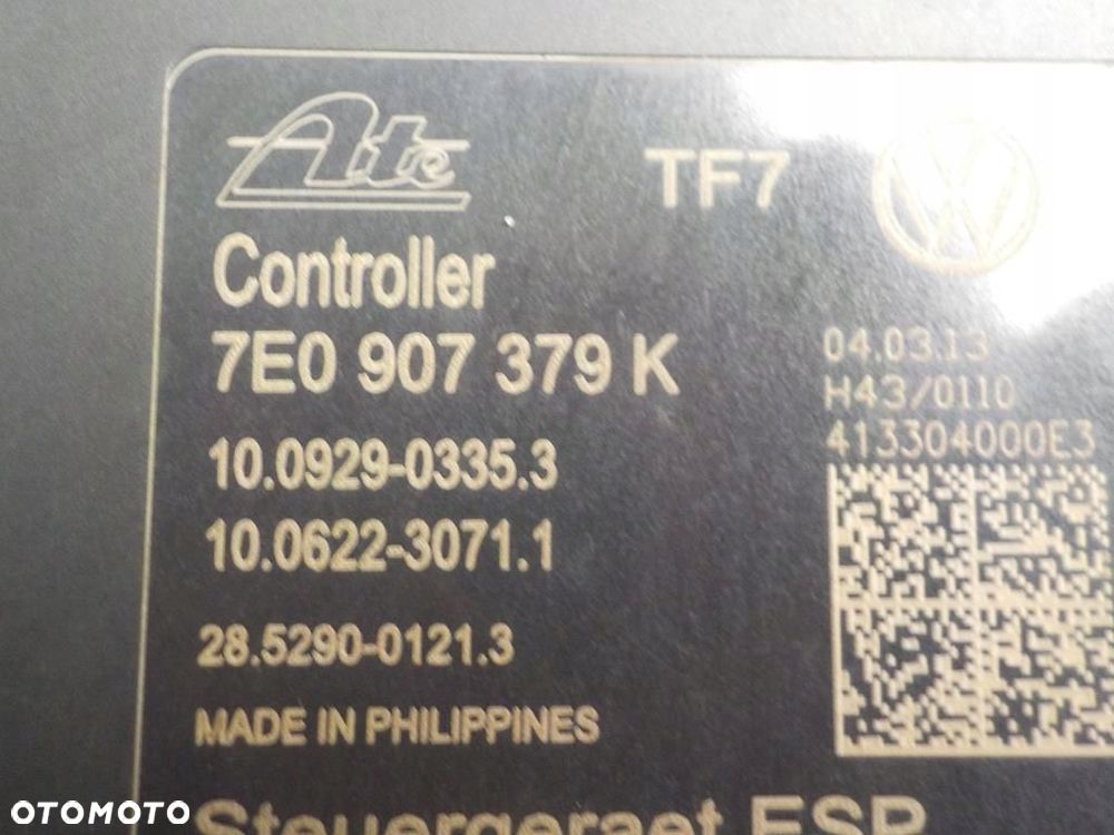 VW T5 POMPA MODUŁ ABS 7E0614517H 7E0907379K - 4