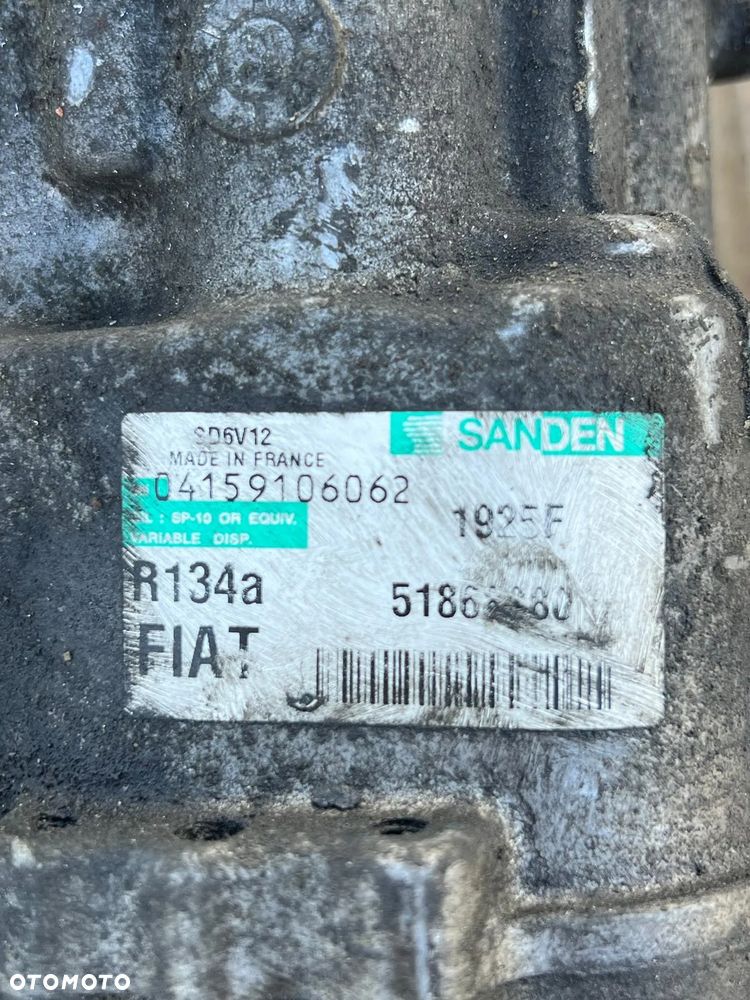 Sprężarka klimatyzacji Fiat Doblo II Sanden 51868880 / 04159106062 - 2