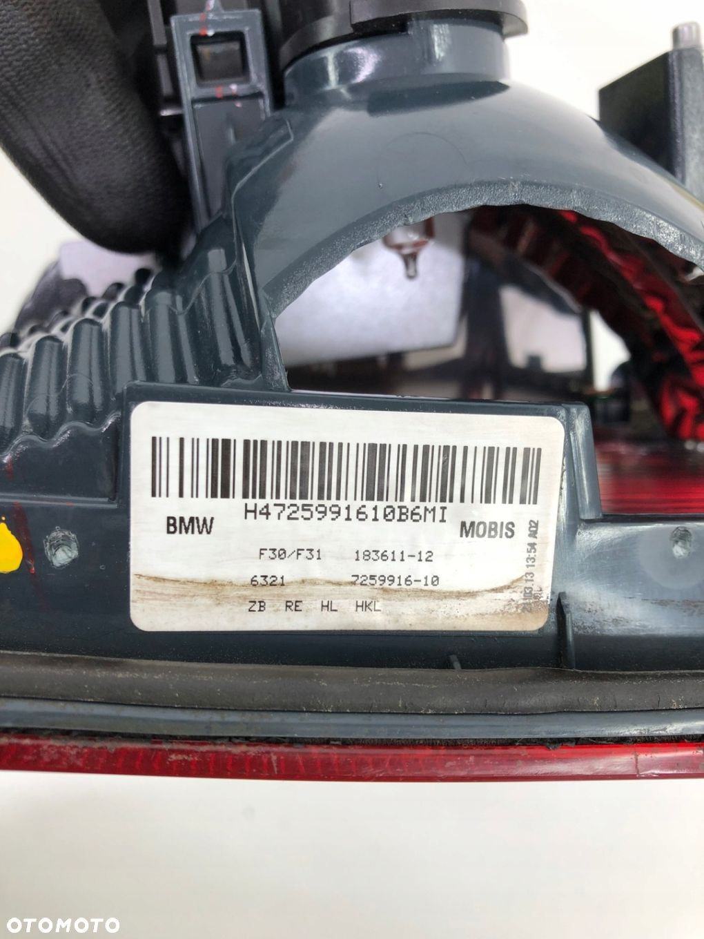 BMW F30 F31 LAMPA TYŁ TYLNA PRAWA W KLAPĘ 7259916 - 5