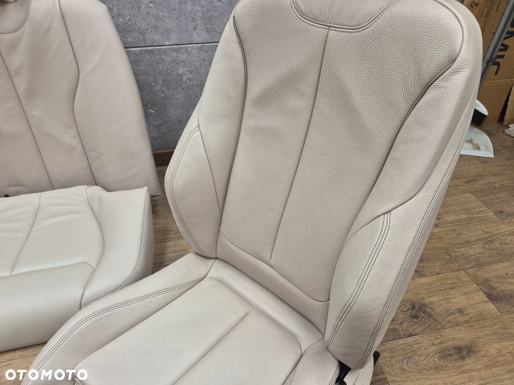 BMW F30 WNĘTRZE FOTELE SPORTY M-PAKIET KANAPA SKÓRA DAKOTA OYSTER KOMPLET EUROPA - 10