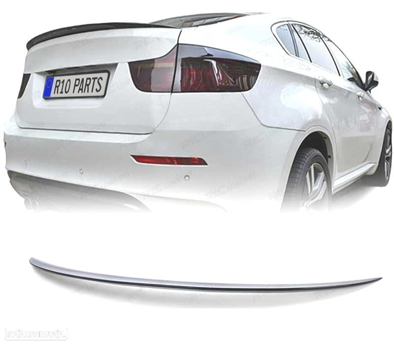 AILERON SPOILER BMW X6 E71 08-14 PRETO BRILHANTE - 1