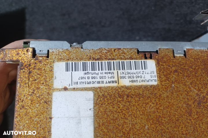 Radio cd 5P1035186B Seat Altea 1 [2004 - 2009] Freetrack minivan 5-us - 4