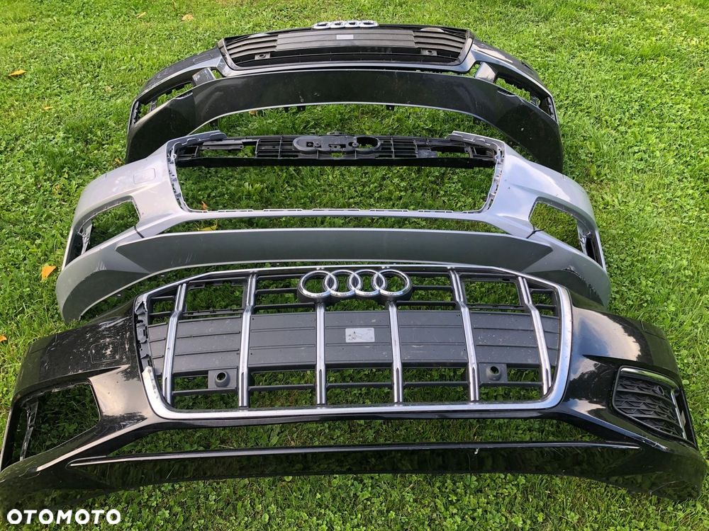 AUDI A6 C8 4K0 S LINE ZDERZAK PRZÓD PRZEDNI GRILL - 1
