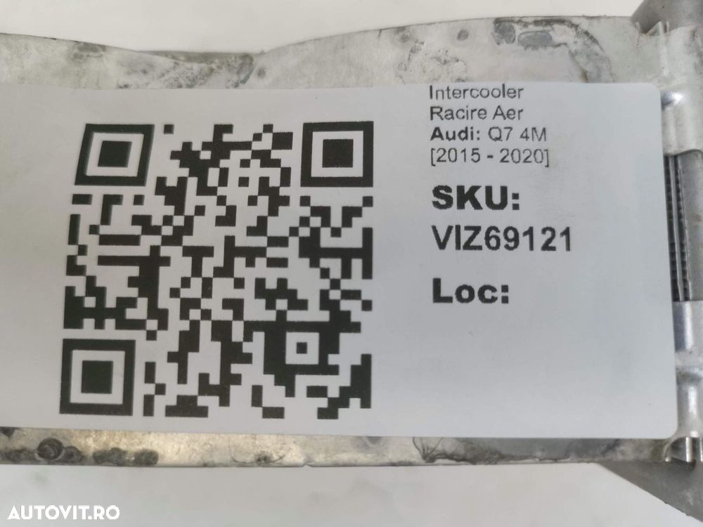 Intercooler Racire Aer Audi Q7 4M 2015 2016 2017 2018 2019 2020 Origin - 8