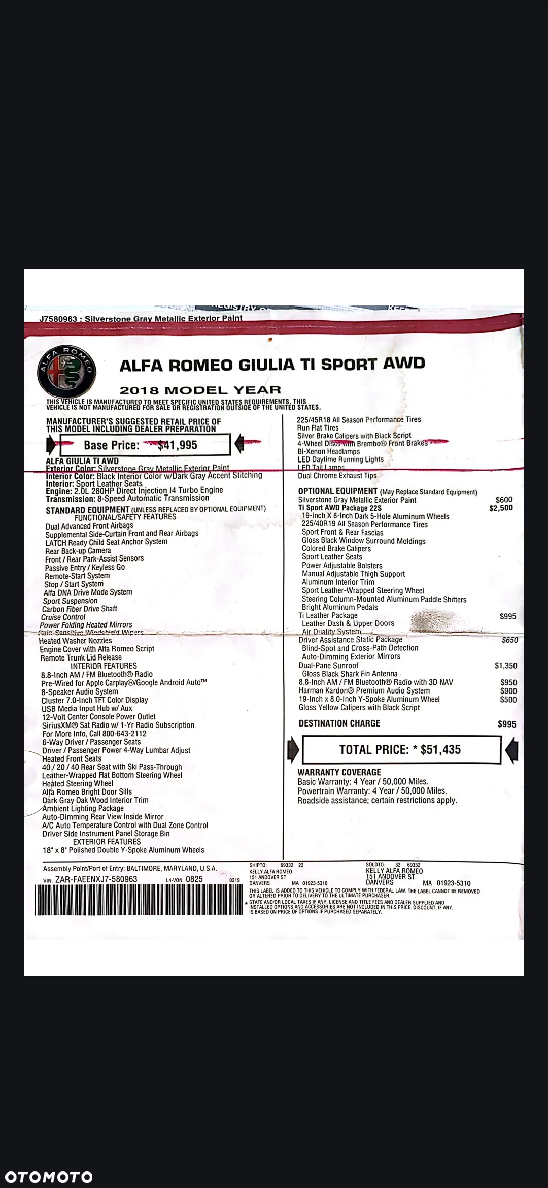 Alfa Romeo Giulia 2.0 Turbo Veloce TI Q4 - 12