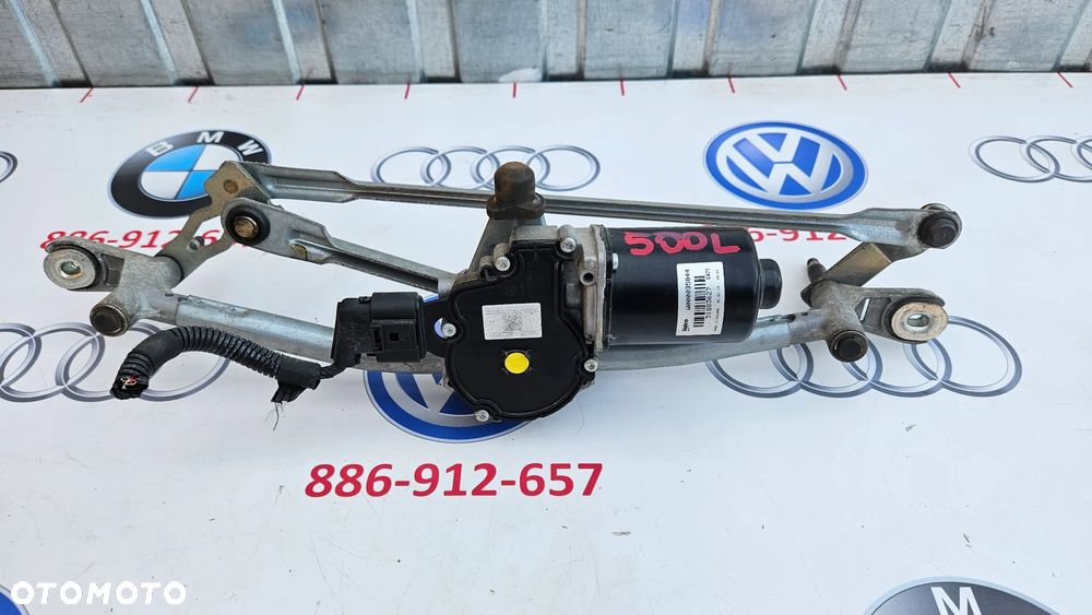 Fiat 500L Mechanizm wycieraczek przód Silniczek wycieraczek 51883627 - 1